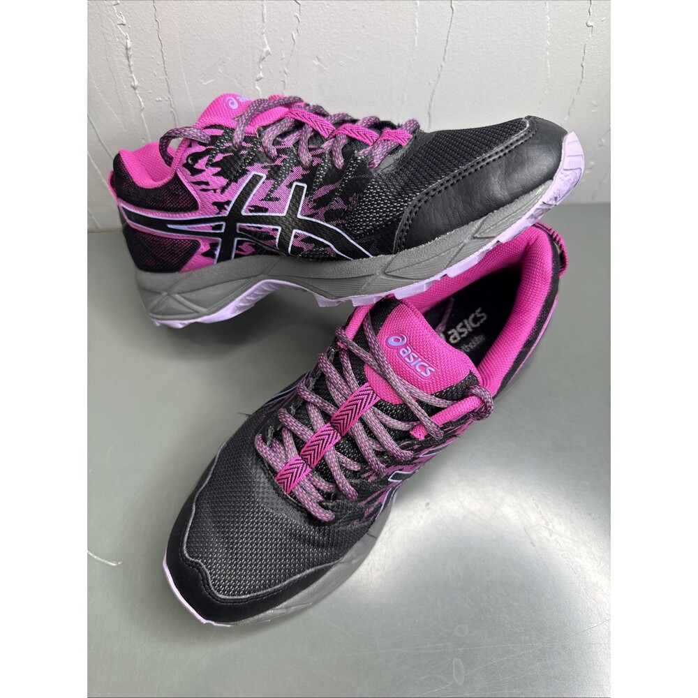 ASICS Gel-Sonoma 3 Trail Running Shoes Womens Size 8.5 Black Pink Gray T774N